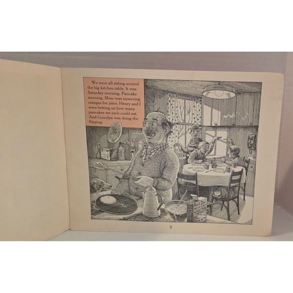 Cloudy With a Chance of Meatballs Vintage Book 1989 Houghton Mifflin Preowned - Picture 13 of 16